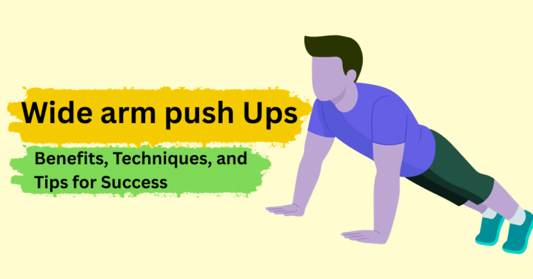 Wide arm push ups
